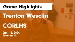 Trenton Wesclin  vs CORLHS Game Highlights - Jan. 15, 2024