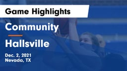 Community  vs Hallsville  Game Highlights - Dec. 2, 2021
