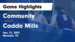 Community  vs Caddo Mills  Game Highlights - Jan. 21, 2022