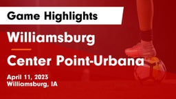 Williamsburg  vs Center Point-Urbana  Game Highlights - April 11, 2023