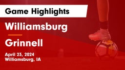 Williamsburg  vs Grinnell  Game Highlights - April 23, 2024