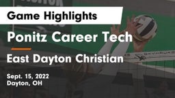 Ponitz Career Tech  vs East Dayton Christian Game Highlights - Sept. 15, 2022