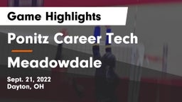 Ponitz Career Tech  vs Meadowdale  Game Highlights - Sept. 21, 2022