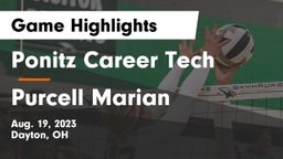 Ponitz Career Tech  vs Purcell Marian  Game Highlights - Aug. 19, 2023