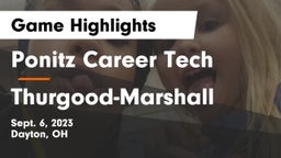 Ponitz Career Tech  vs Thurgood-Marshall  Game Highlights - Sept. 6, 2023