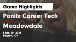 Ponitz Career Tech  vs Meadowdale  Game Highlights - Sept. 20, 2023