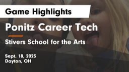 Ponitz Career Tech  vs Stivers School for the Arts  Game Highlights - Sept. 18, 2023