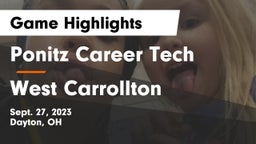 Ponitz Career Tech  vs West Carrollton  Game Highlights - Sept. 27, 2023