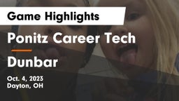 Ponitz Career Tech  vs Dunbar  Game Highlights - Oct. 4, 2023