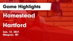 Homestead  vs Hartford  Game Highlights - Jan. 12, 2021