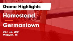 Homestead  vs Germantown  Game Highlights - Dec. 30, 2021