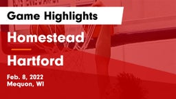 Homestead  vs Hartford  Game Highlights - Feb. 8, 2022