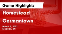 Homestead  vs Germantown  Game Highlights - March 5, 2022