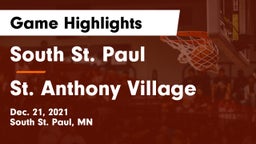South St. Paul  vs St. Anthony Village  Game Highlights - Dec. 21, 2021