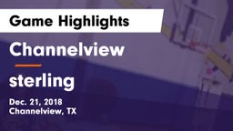 Channelview  vs sterling Game Highlights - Dec. 21, 2018