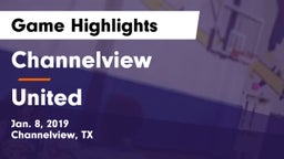 Channelview  vs United  Game Highlights - Jan. 8, 2019