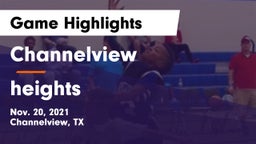 Channelview  vs heights Game Highlights - Nov. 20, 2021