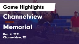 Channelview  vs Memorial  Game Highlights - Dec. 4, 2021