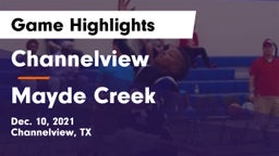 Channelview  vs Mayde Creek  Game Highlights - Dec. 10, 2021