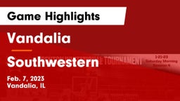 Vandalia  vs Southwestern  Game Highlights - Feb. 7, 2023