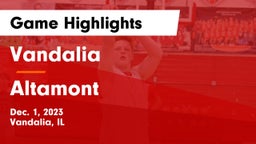 Vandalia  vs Altamont  Game Highlights - Dec. 1, 2023