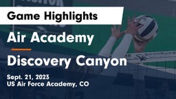 Air Academy  vs Discovery Canyon  Game Highlights - Sept. 21, 2023