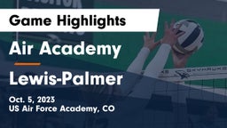 Air Academy  vs Lewis-Palmer  Game Highlights - Oct. 5, 2023