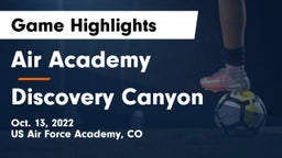 Air Academy  vs Discovery Canyon  Game Highlights - Oct. 13, 2022
