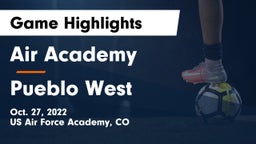 Air Academy  vs Pueblo West  Game Highlights - Oct. 27, 2022