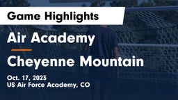 Air Academy  vs Cheyenne Mountain  Game Highlights - Oct. 17, 2023
