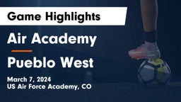 Air Academy  vs Pueblo West  Game Highlights - March 7, 2024