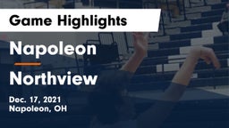 Napoleon vs Northview  Game Highlights - Dec. 17, 2021