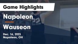 Napoleon vs Wauseon  Game Highlights - Dec. 16, 2023