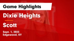 Dixie Heights  vs Scott  Game Highlights - Sept. 1, 2023