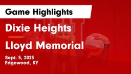 Dixie Heights  vs Lloyd Memorial  Game Highlights - Sept. 5, 2023