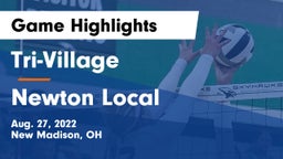 Tri-Village  vs Newton Local  Game Highlights - Aug. 27, 2022
