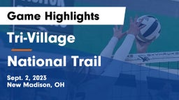 Tri-Village  vs National Trail  Game Highlights - Sept. 2, 2023