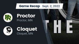 Recap: Proctor  vs. Cloquet  2022
