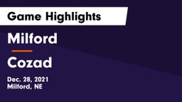 Milford  vs Cozad  Game Highlights - Dec. 28, 2021