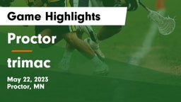 Proctor  vs trimac Game Highlights - May 22, 2023