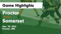 Proctor  vs Somerset  Game Highlights - Dec. 28, 2022