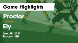 Proctor  vs Ely  Game Highlights - Jan. 10, 2023