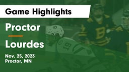Proctor  vs Lourdes  Game Highlights - Nov. 25, 2023