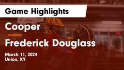 Cooper  vs Frederick Douglass Game Highlights - March 11, 2024