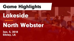 Lakeside  vs North Webster Game Highlights - Jan. 5, 2018