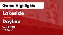 Lakeside  vs Doyline Game Highlights - Jan. 1, 2018