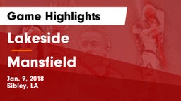 Lakeside  vs Mansfield  Game Highlights - Jan. 9, 2018