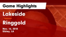 Lakeside  vs Ringgold  Game Highlights - Nov. 16, 2018