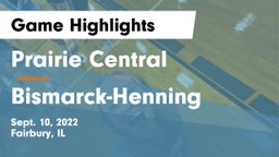 Prairie Central  vs Bismarck-Henning  Game Highlights - Sept. 10, 2022