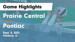 Prairie Central  vs Pontiac  Game Highlights - Sept. 8, 2022